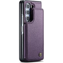 SZY Market Galaxy Z Fold 5 5g Kickstand Pu Deri Için Caseme Cüzdan Kılıf (Yurt Dışından)