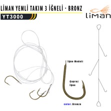 Liman Yemli Takım 3 Iğneli - Bronz Iğne