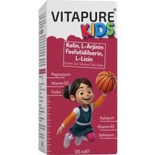 Vitapure Kids Kolin L Arginin  Fosfotidilserin L Lizin Içeren Takviye Edici Gıda Suplement