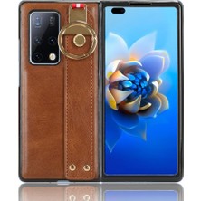 Bdt Shop Huawei Mate X2 Kolaylık Bilek Kayışı Premium Pu Deri Kılıf (Yurt Dışından)