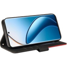 Bdt Shop Kart Yuvası Standı ile Realme 12 Pro 5g Için Flip Case Pu Deri Flip Folio (Yurt Dışından)