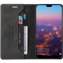 Bdt Shop Telefon Kılıfı Için Huawei P20 Pro Iki Kart Yuvaları Premium Deri Premium (Yurt Dışından)