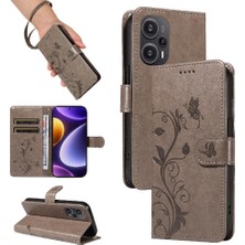 Bdt Shop Xiaomi Poco F5 ve Kart Yuvası El Çantası ile Yüksek Kaliteli Deri Kılıf (Yurt Dışından)