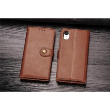 Bdt Shop IPhone Xr Için Kılıf Deri Kılıf Moda Tasarım Cüzdan Fonksiyonu Kapak Çevirin (Yurt Dışından)