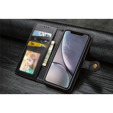 Bdt Shop IPhone Xr Için Kılıf Deri Kılıf Moda Tasarım Cüzdan Fonksiyonu Kapak Çevirin (Yurt Dışından)