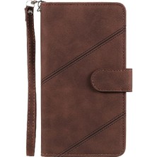 Bdt Shop IPhone 11 Için Kılıf Pu Deri Cüzdan Flip Folio Bileklik Manyetik Kart (Yurt Dışından)