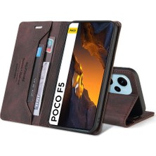 Bdt Shop Xiaomi Poco F5 5g Için Iki Kart Yuvaları Premium Deri Kickstand (Yurt Dışından)