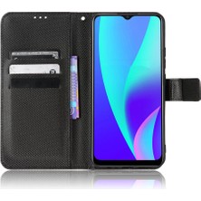 Bdt Shop Realme C15 Kart Tutucu Kickstand Manyetik Cüzdan Kapağı Için Kılıf (Yurt Dışından)