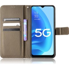 Bdt Shop Oppo Oppo 5G/A53S 5g Manyetik Cüzdan Kickstand Kapak Kart Tutucu (Yurt Dışından)