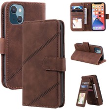 Bdt Shop IPhone 13 Için Kılıf Kart Tutucu Kickstand Manyetik Cüzdan Flip Folio Pu (Yurt Dışından)