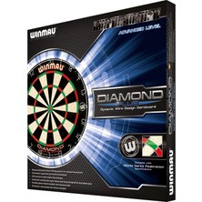 Winmau Profesyonel Dart Seti (Winmau Diamond Plus Dart Board ve Kabin)