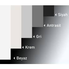 Binbir Perde Siyah Blackout (Karartma, Aluminyum Aksam) Stor Perde