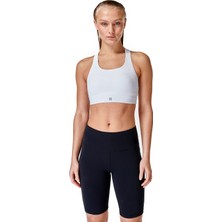 Sweaty Betty Power Medium Impact Sports Kadın Beyaz Fitness Bra