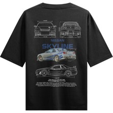 Woowoo Wear Nissan Skyline Oversize Unisex T-Shirt