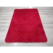 Yamalı Home Tavşan Tüyü Kırmızı 120X180 cm Peluş Post Halı