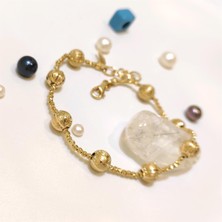 Dorika Toplu Bileklik Künye 14 Ayar Altın Hd Videolu