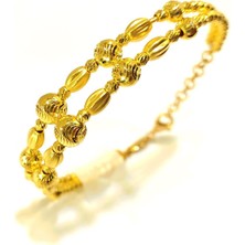 Dorika Toplu Kelepçe Bilezik 22 Ayar Altın