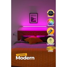 Luciole Uzaktan Kumandalı LED  Yatak Üstü Tv Yanı Oturma Odası Rgb Çok Renkli  LCSRT35