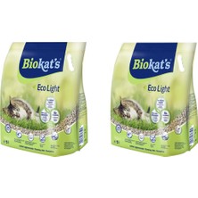 Biokat's Eco Light Pelet Kedi Kumu 5 Lt  2 Adet