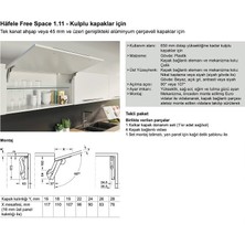 Hafele Space 1.11 Model D Antrasit/nikel