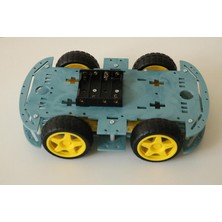 Robimaker Arduino 4WD Araba Kiti Araç Şase Robimaker (Montajlı)