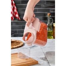 Unique Çok Fonksiyonlu Saklama Kabı Bakliyat Deterjan 1800ML