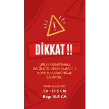 Bambus Home 3 Boyutlu Baskılı Sert Karton Kapak Kilitli Hatıra Defteri Günlük Anı Defteri