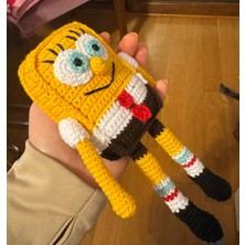 Paris Organik Oyuncak Sponge Bob Amigurumi Oyuncak