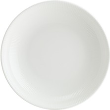 Bonna Porselen Iris White Serisi 6'lı 20 cm Yemek Tabağı