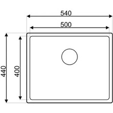 Asil Krom Eviye Drawn R15 Series Paslanmaz Çelik Mutfak Evyesi (Sifon Dahil)