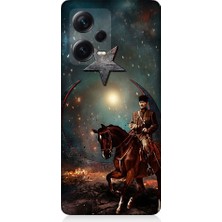 Teknomeg Xiaomi Redmi Note 12 Pro Plus Uyumlu Mustafa Kemal Atatürk ve Mücadele Yılları Desenli Silikon Kılıf