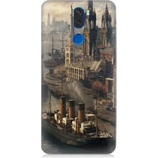 Teknomeg Vestel Venus Z30 Uyumlu Liman Şehri Desenli Silikon Kılıf