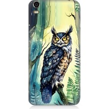 Teknomeg Vestel Venus V5 Uyumlu Gece ve Baykuş Desenli Silikon Kılıf