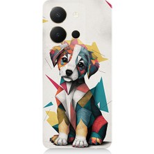 Teknomeg Vivo Y36 Uyumlu Sevimli Köpek Yavrusu Desenli Silikon Kılıf
