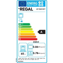 Regal Af 5365 Bcy A Enerji Sınıfı Elektroturbo Ankastre Fırın