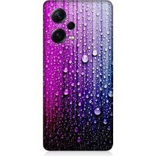 Teknomeg Xiaomi Redmi Note 12 Pro Plus Uyumlu Renki Damlalar Desenli Silikon Kılıf