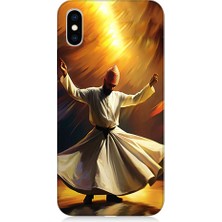 Teknomeg Apple Iphone X/xs Uyumlu Semazen Yapan Mevlevi Desenli Silikon Kılıf