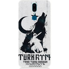 Teknomeg Vestel Venus V7 Uyumlu Tanrı Türkü Korusun Desenli Silikon Kılıf