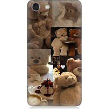 Teknomeg Vestel Venus V4UYUMLU Sevgili Aşık Ayılar Desenli Silikon Kılıf