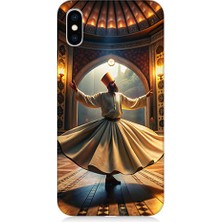 Teknomeg Apple Iphone Xs Max Uyumlu Mevlevi Semazen Desenli Silikon Kılıf