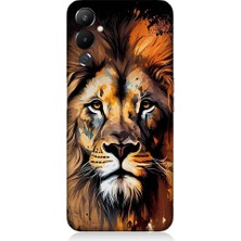 Teknomeg Tecno Pova 3uyumlu Sarı Kırmızı Kral Aslan Desenli Silikon Kılıf