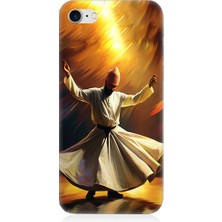 Teknomeg Apple Iphone 7 Uyumlu Semazen Yapan Mevlevi Desenli Silikon Kılıf