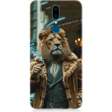 Teknomeg Vestel Venus V7 Uyumlu Puro Içen Aslan Desenli Silikon Kılıf