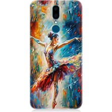 Teknomeg Vestel Venus V7 Uyumlu Soyut Balerin Desenli Silikon Kılıf