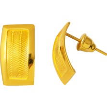 Bilezikci Trabzon Hasır Altın Küpe