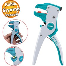 Total Profesyonel Kablo Sıyırma Pensesi 0.5-6 mm Bilgisayarcı Network Elektrik Bağlantı Kablosu Soyma