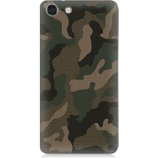 Teknomeg Vestel Venus V4UYUMLU Kamuflaj Desenli Silikon Kılıf