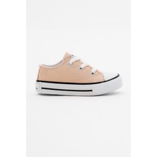 Tonny Black Çocuk Unisex Bej Rahat Kalıp Bağcıklı Sneaker