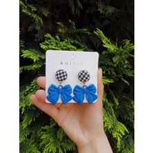 Miu Miu Miumiukids Kadın Özel Mavi Kurdele Küpe