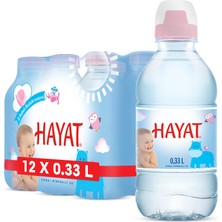 Hayat Küçük Çocuklara Özel Ambalajlı Su 12x330 ML